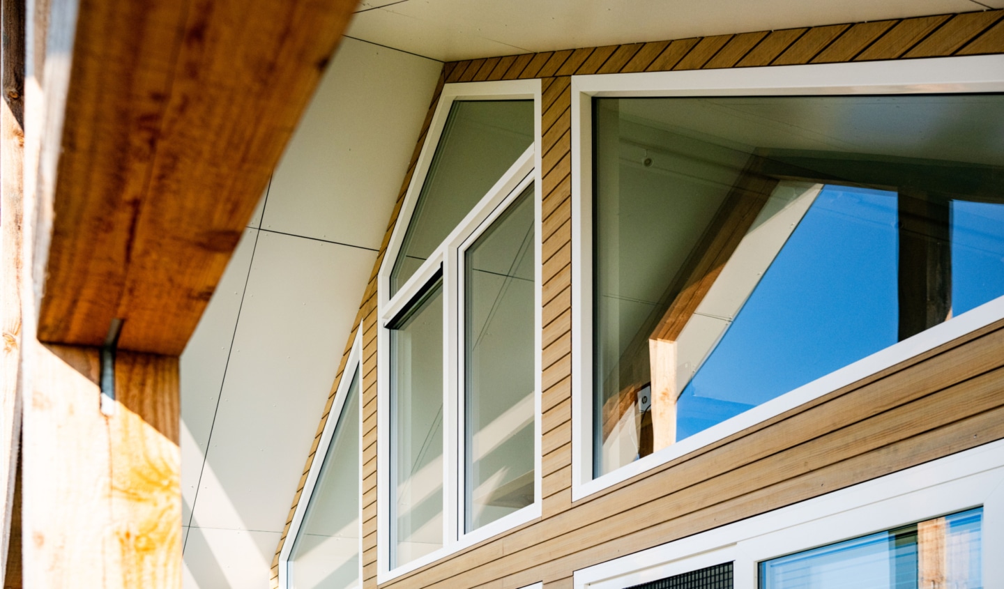 Elements vulcan gevelbekleding op huis